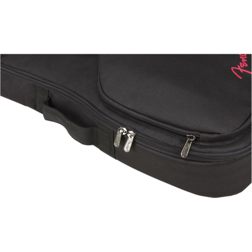 Fender フェンダー FU610 Soprano Ukulele Gig Bag Black ソプラノウクレレ用ギグバッグ ファスナー部分画像
