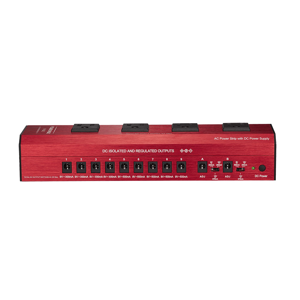 Vital Audio バイタルオーディオ POWER BASE VA-15AC 電源タップ搭載 アイソレート パワーサプライ 9V 12V 18V 対応 DC出力端子