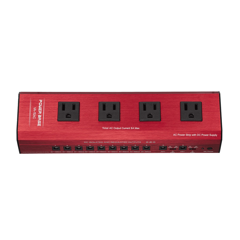 Vital Audio バイタルオーディオ POWER BASE VA-15AC 電源タップ搭載 アイソレート パワーサプライ 9V 12V 18V 対応 電源コンセント