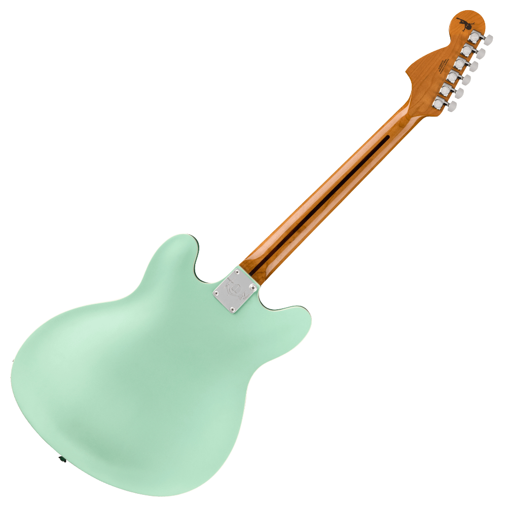 Fender フェンダー Tom DeLonge Starcaster RW CHW Satin Surf Green エレキギター ボディバック画像