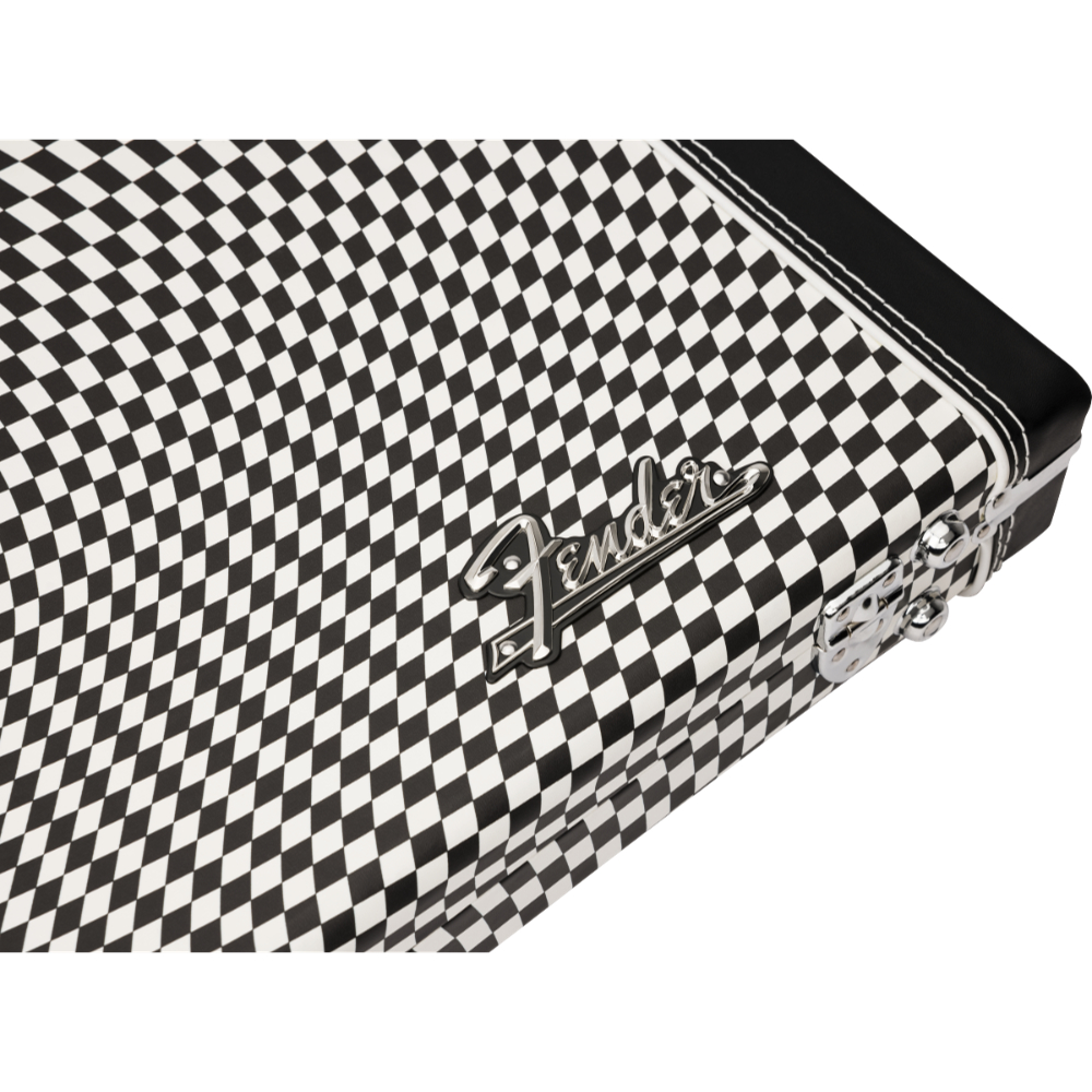 Fender フェンダー Classic Series Case Strat/Tele Wavy Checkerboard エレキギター用ハードケース Fender ロゴ画像