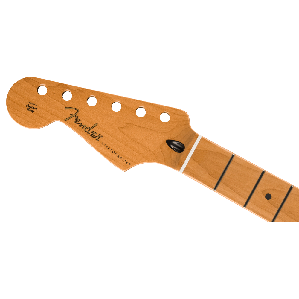 Fender フェンダー Satin Roasted Rosewood Stratocaster LH Neck Flat Oval Shape ストラトキャスター レフティー エレキギター ネック ヘッド画像
