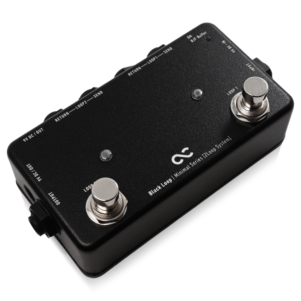 One Control ワンコントロール Minimal Series Black Loop with BJF Buffer バッファー ループスイッチャー ギターエフェクター 本体画像1