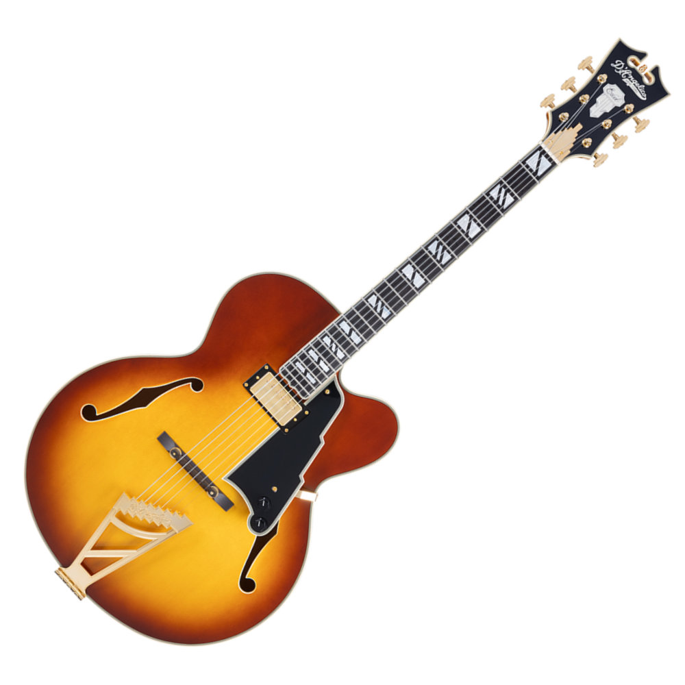 D’Angelico ディアンジェリコ Excel EXL-1 Dark Iced Tea Burst エレキギター フルアコ