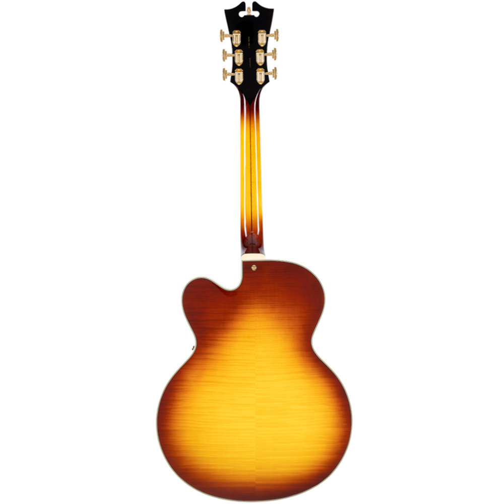 D’Angelico ディアンジェリコ Excel EXL-1 Dark Iced Tea Burst エレキギター フルアコ ボディバック