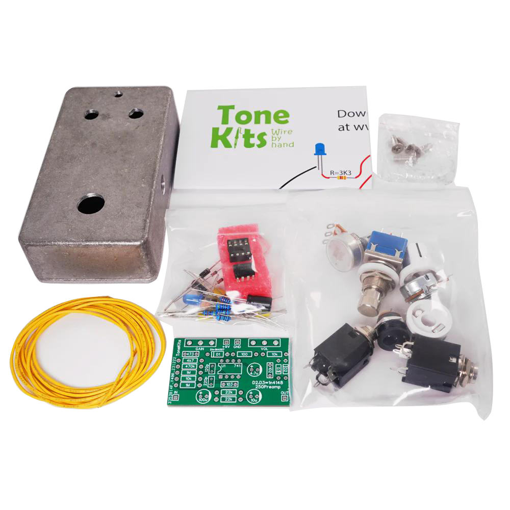 Pedal Tank ペダルタンク 250 Preamp Kit オーバードライブペダル ギターエフェクター制作キット