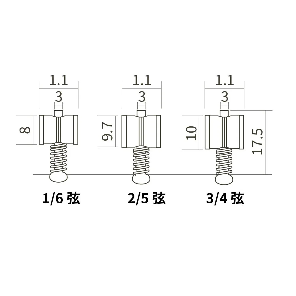SCUD スカッド HK-48SS ムスタングタイプ用サドルセット サイズ図画像