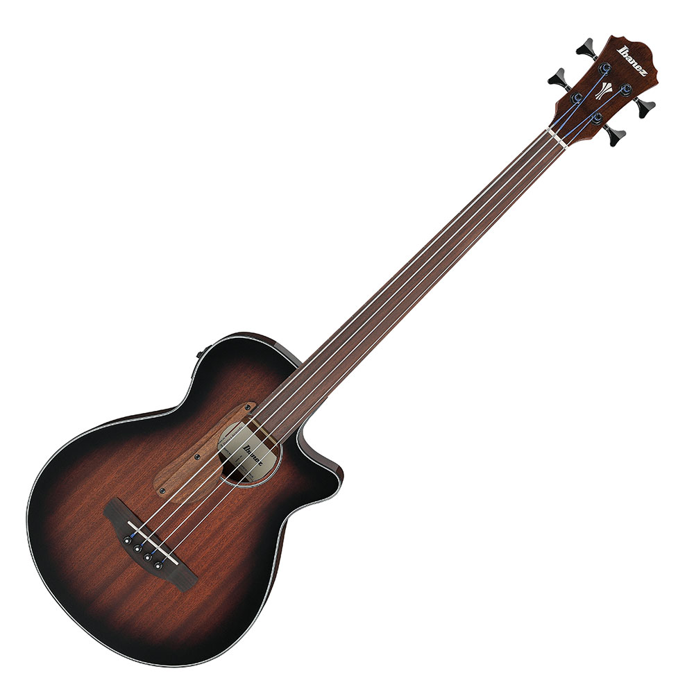 IBANEZ アイバニーズ AEGB24FE-MHS フレットレス エレクトリックアコースティックベース