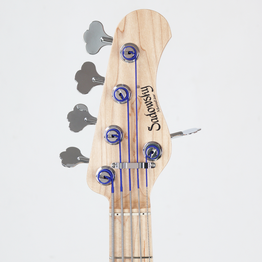 Sadowsky サドウスキー MetroLine ML21 VJ5 ASH 5-String Solid Sage Green Metallic Satin 5弦エレキベース ネック画像