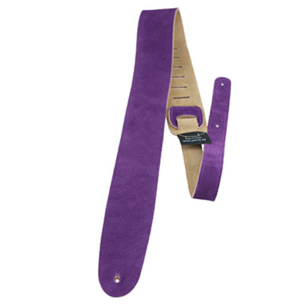 Perri’s ペリーズ P25S-204 2.5 PURPLE パープル スウェード ギターストラップ