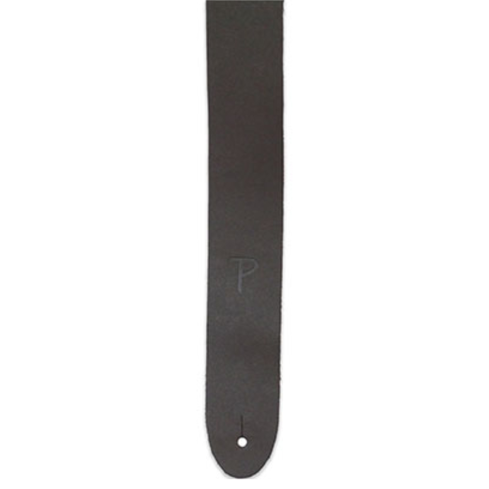 Perri’s ペリーズ P20-2183 LEATHER BROWN 革製 ブラウン 茶色 ギターストラップ 本体画像
