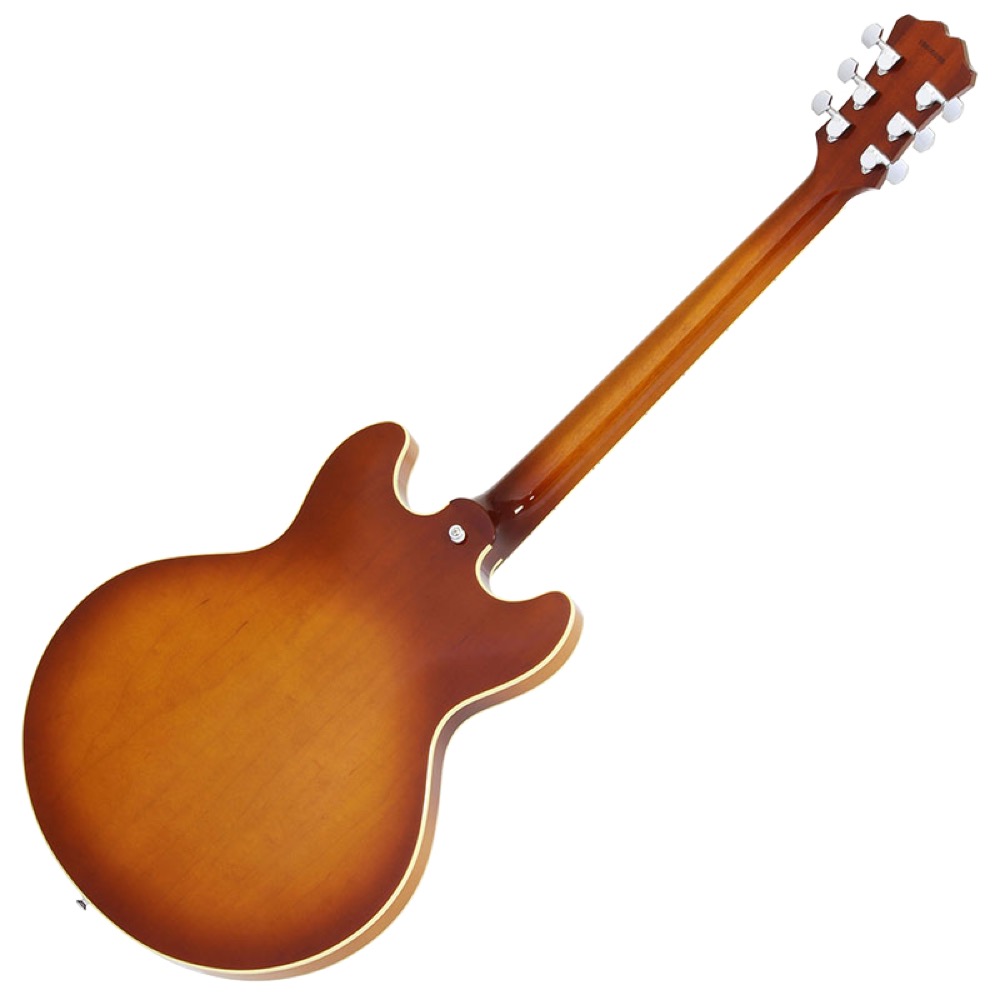 AriaProII アリアプロ2 TA-TONIC ALB Almond Burst セミアコースティックギター ハードケース付き バック画像