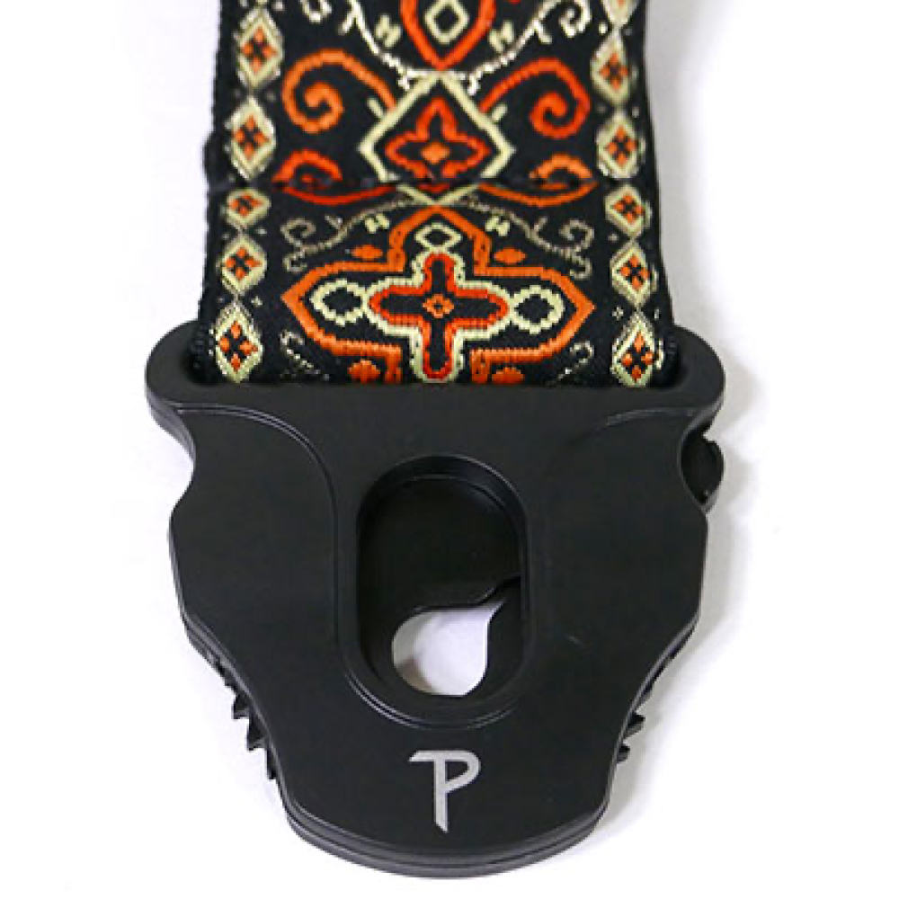 Perri’s ペリーズ TWSPL-7059 ORANGE CROSS JACQUARD ギターストラップ Perri’s ペリーズ TWSPL-7059 ORANGE CROSS JACQUARD ギターストラップ ロック