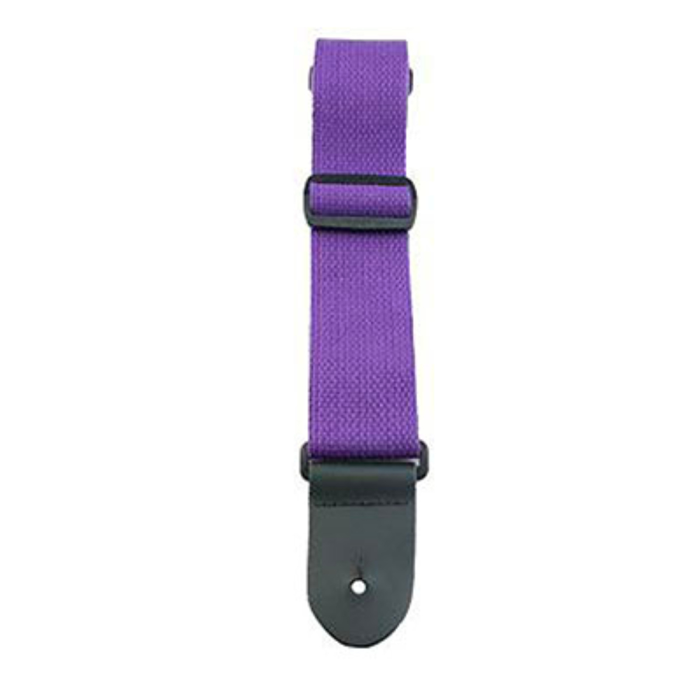 Perri’s ペリーズ CWS20-1683 PURPLE COTTON コットン製 ギターストラップ
