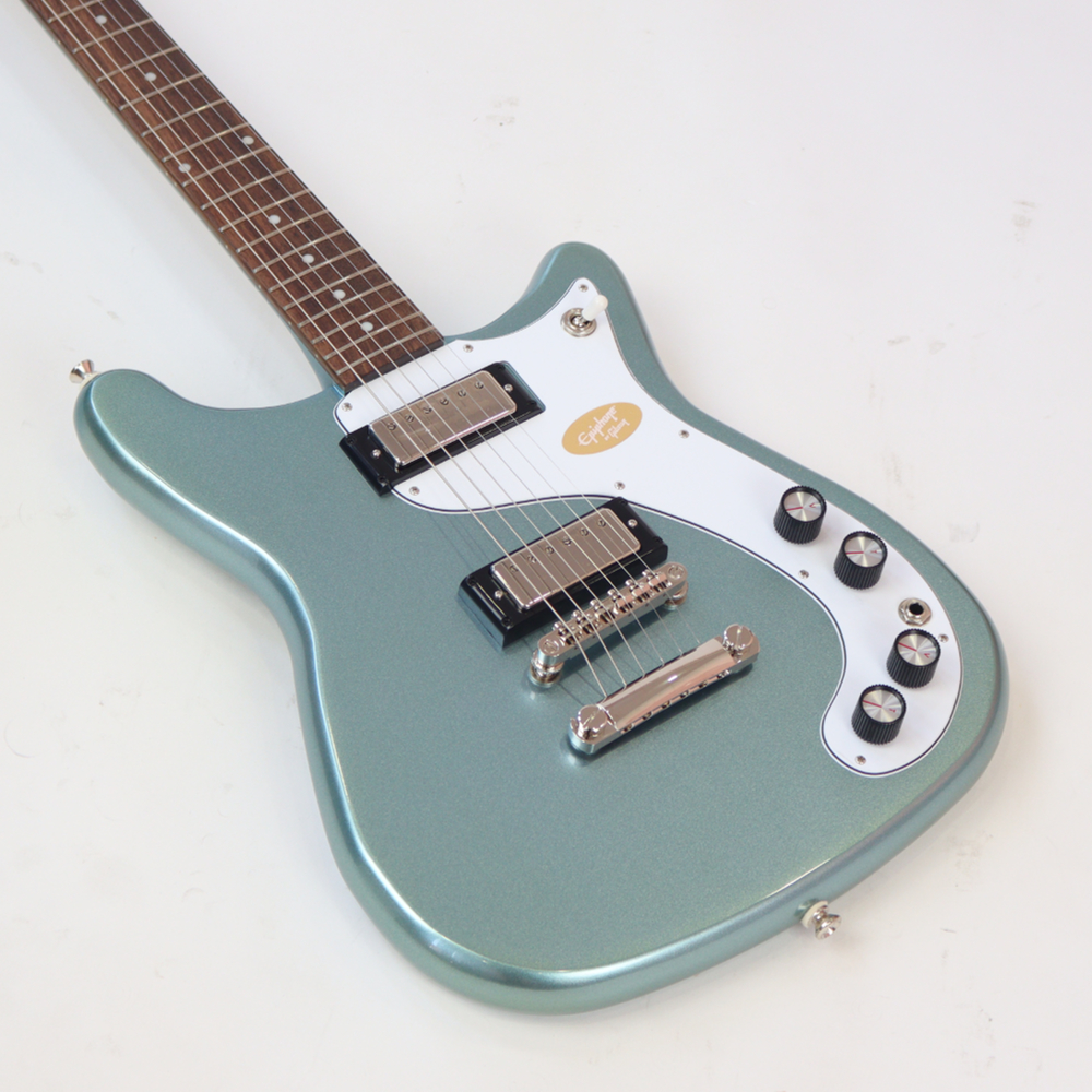 Epiphone エピフォン 150th Anniversary Wilshire Pacific Blue ハードケース付き エレキギター ボディトップ画像