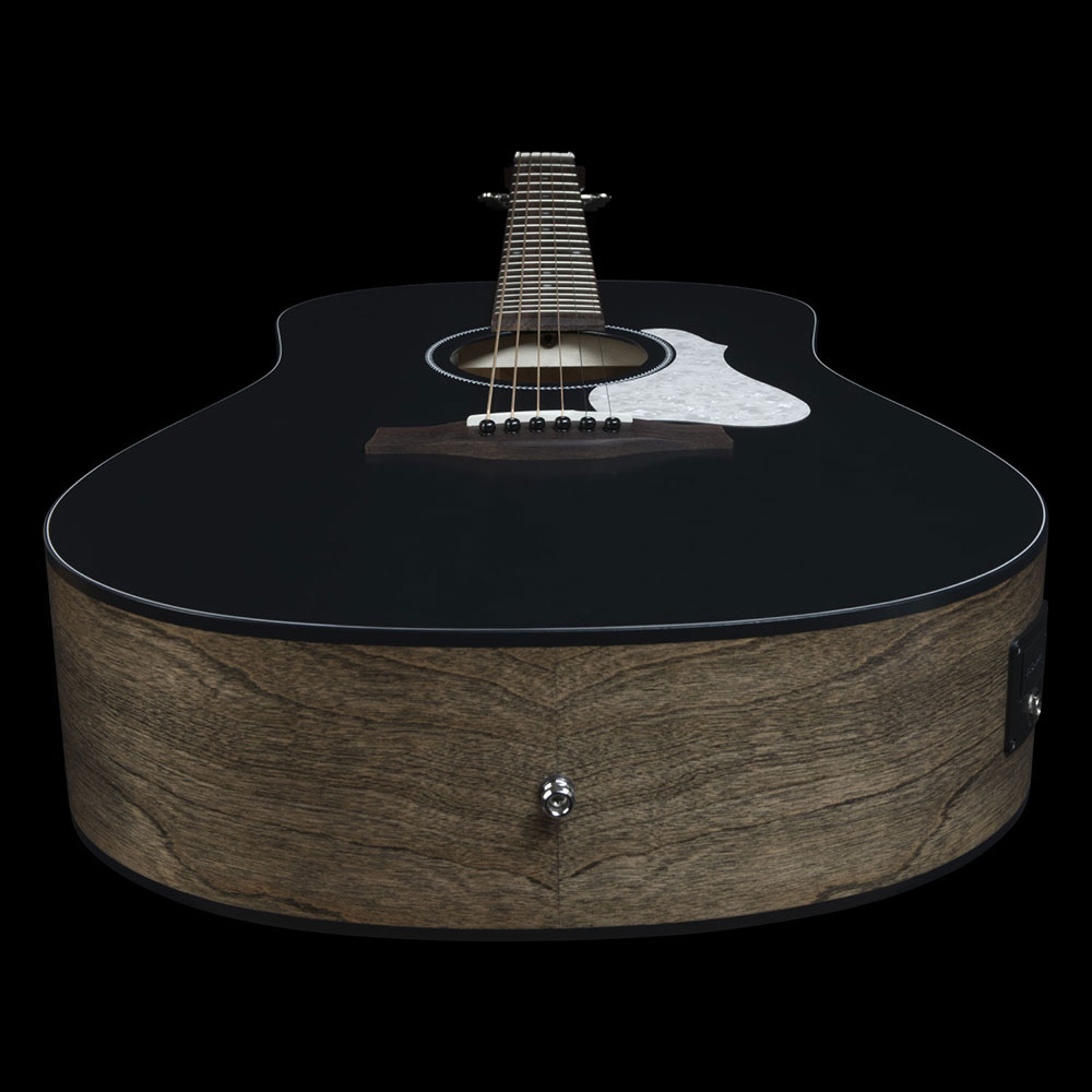 seagull シーガル S6 Classic Black A/E エレクトリックアコースティックギター エンド部