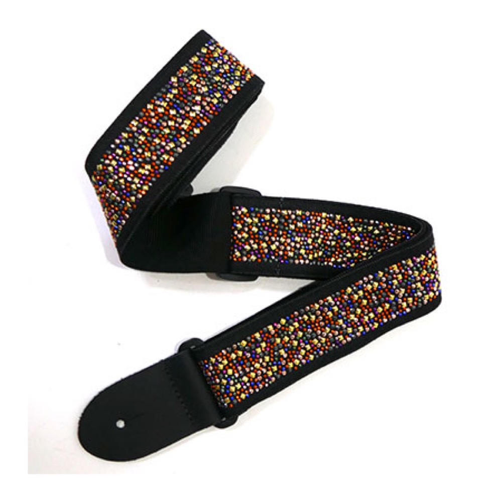 Perri’s ペリーズ TWSR-7108 2インチ Rhinestone Jacquard GLITTER ギターストラップ サブ画像1