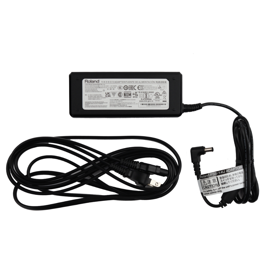 Roland PSB14USET PSB-14U ACコードセット (5100047497) (03017878) 電子ピアノ GPシリーズ LXシリーズ  HPシリーズほか対応 電源アダプター