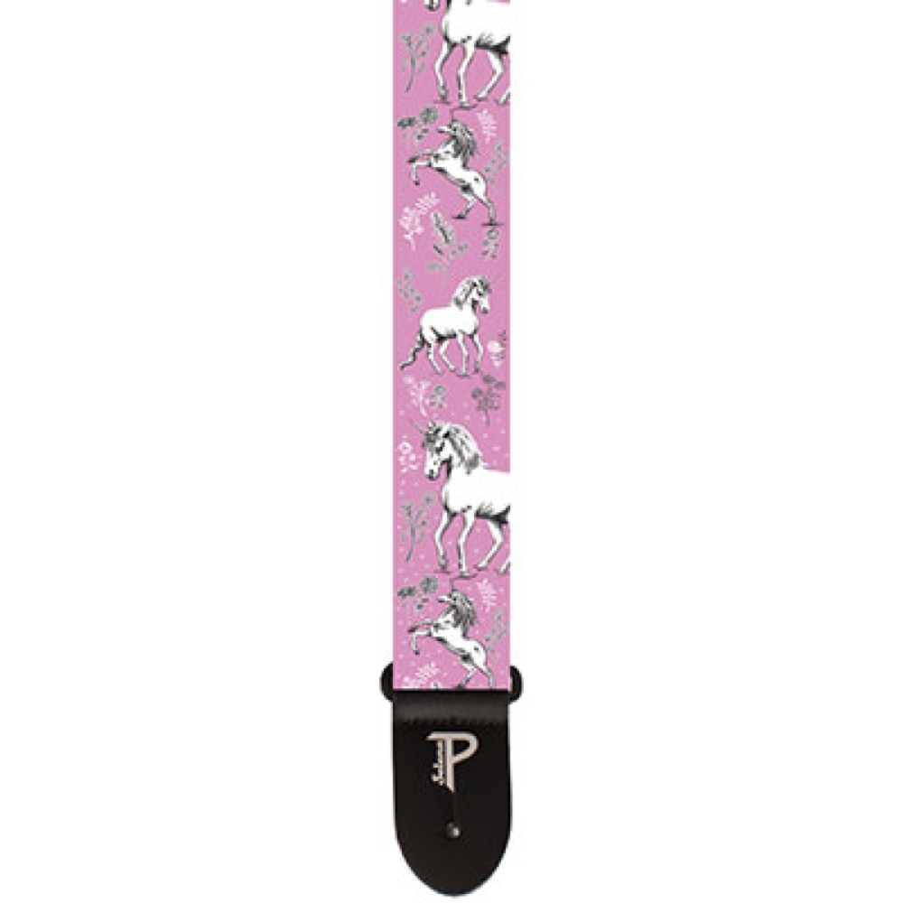 Perri’s ペリーズ LPCP-7210 2インチ Polyester Kids Wanna Have Fun WHITE UNICORN ギターストラップ