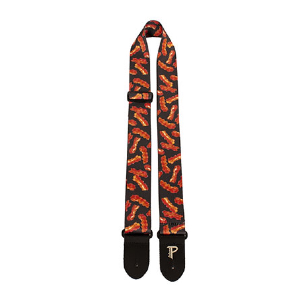 Perri’s ペリーズ LPCP-7203 2インチ Polyester Kids Wanna Have Fun BACON ギターストラップ