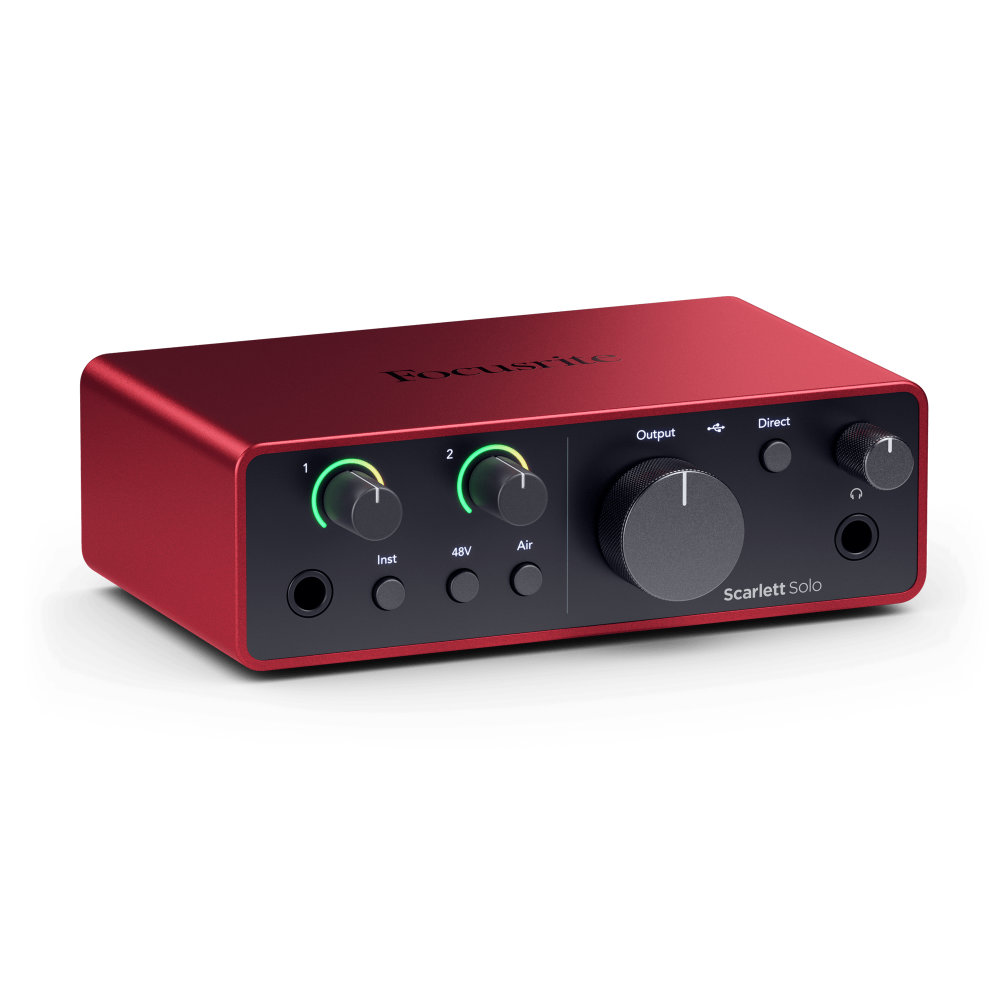 Focusrite Scarlett Solo Studio 4th Gen オーディオインターフェイスセット Scarlett Solo Studio