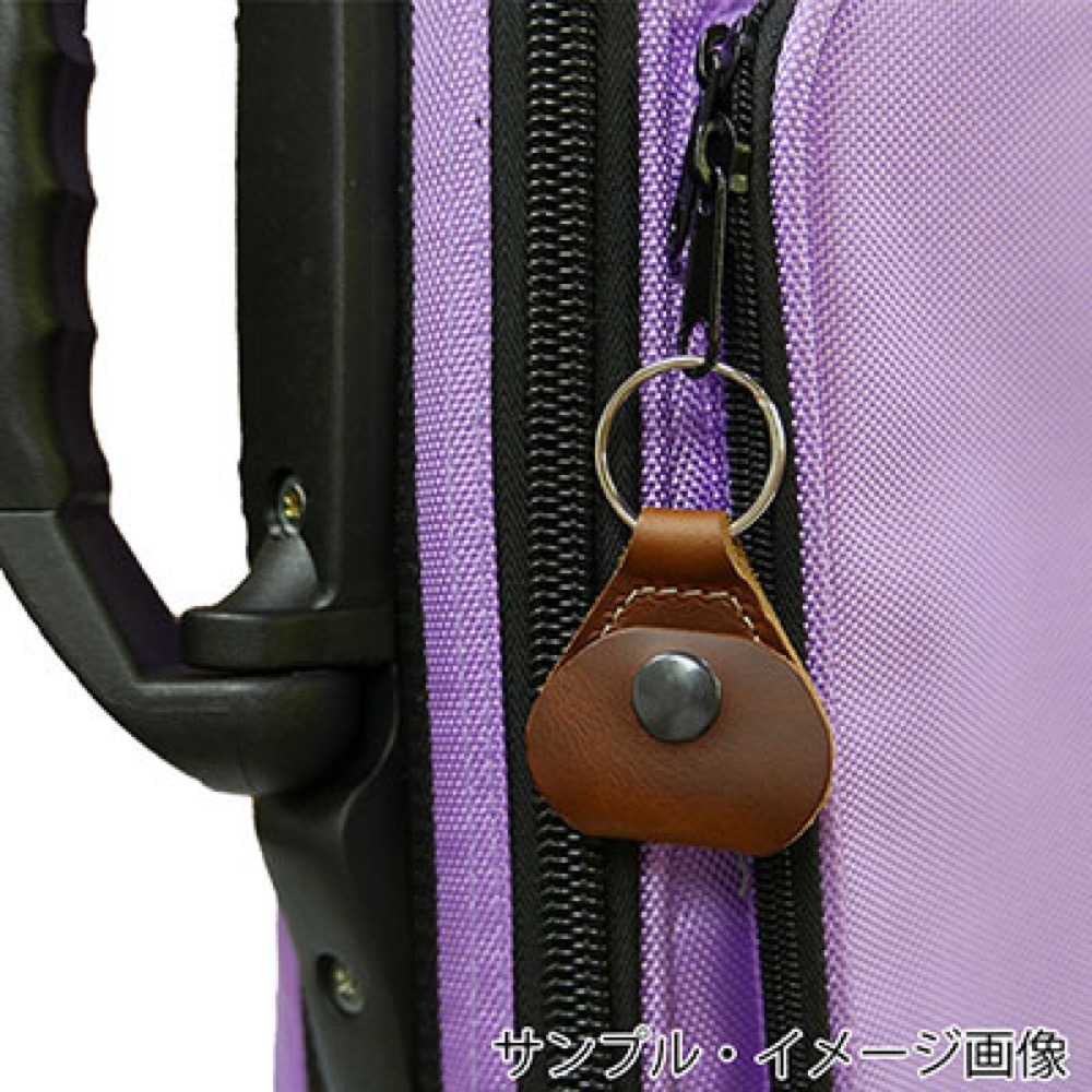 Perri’s ペリーズ FBPH-7139 BLACK Baseball Leather Pick Keychains ピックホルダー ピックケース キーリング付き サブ画像2
