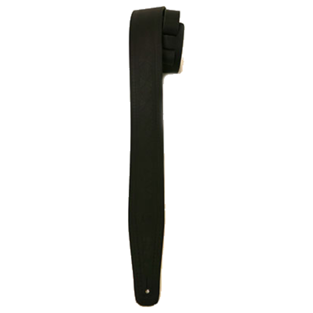 Perri’s ペリーズ P25FE-6903 2.5インチ Black Belt Leather SHELLS ギターストラップ