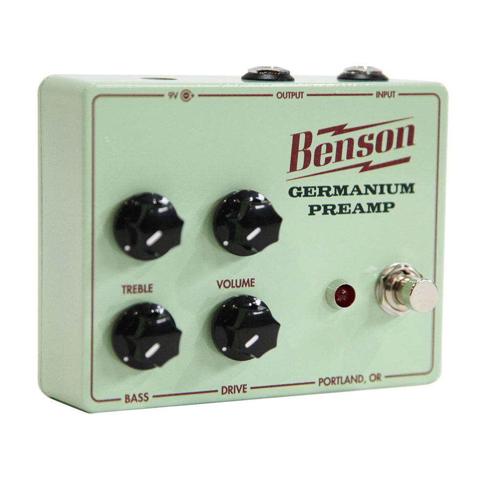 ベンソン ゲルマニウムプリアンプ Benson Amps Germanium Preamp Pedal プリアンプペダル エフェクター 全体像