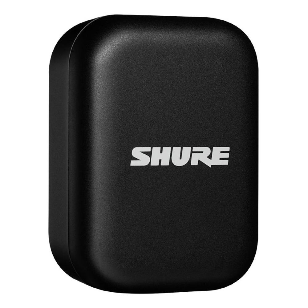 SHURE シュアー MV-TWO-J-Z6 MoveMic Two 2チャンネルのクリップオンワイヤレスマイクロホン ワイヤレスマイク シュア スマートフォンに直接音声送信 充電ケース