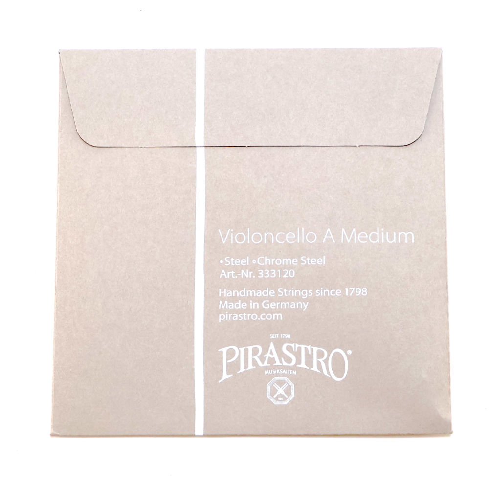PIRASTRO ピラストロ チェロ弦 Perpetual パーペチュアル 333120 A線 クロムスチール 裏面