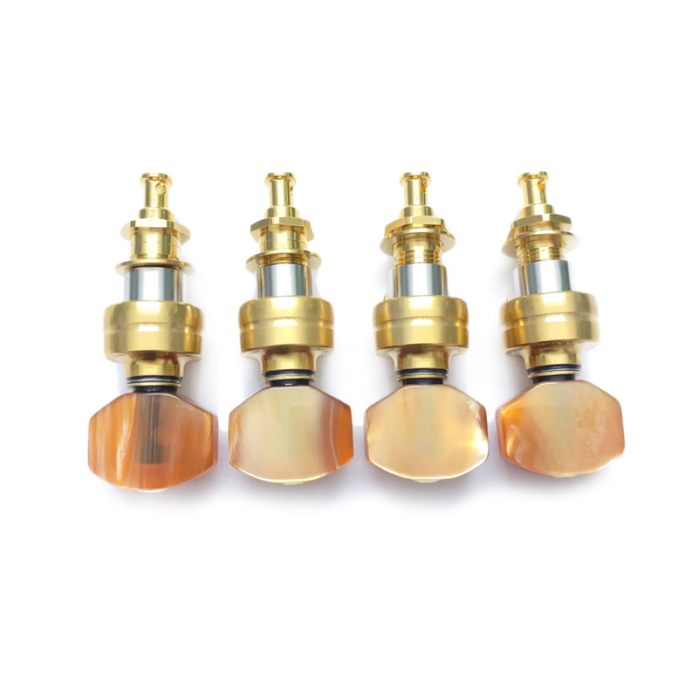 ウクレレペグ フェイマス ゴトー Famous GOTOH UPT-UB8-GG ウクレレ ギアペグ ペグ 4個セット 全体像
