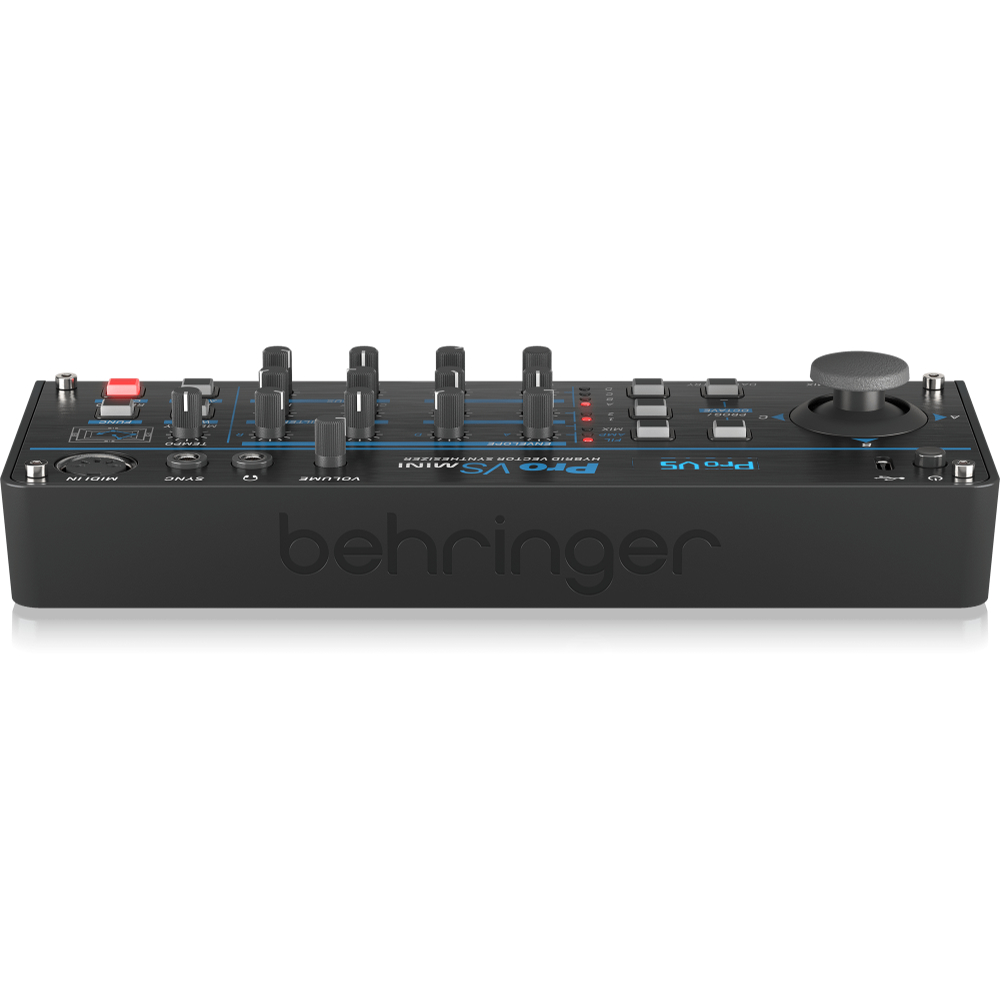ベリンガー サンプラー シンセサイザー BEHRINGER PRO-VS MINI オシレーター フィルター 16ステップシーケンサー アルペジエーター 側面画像