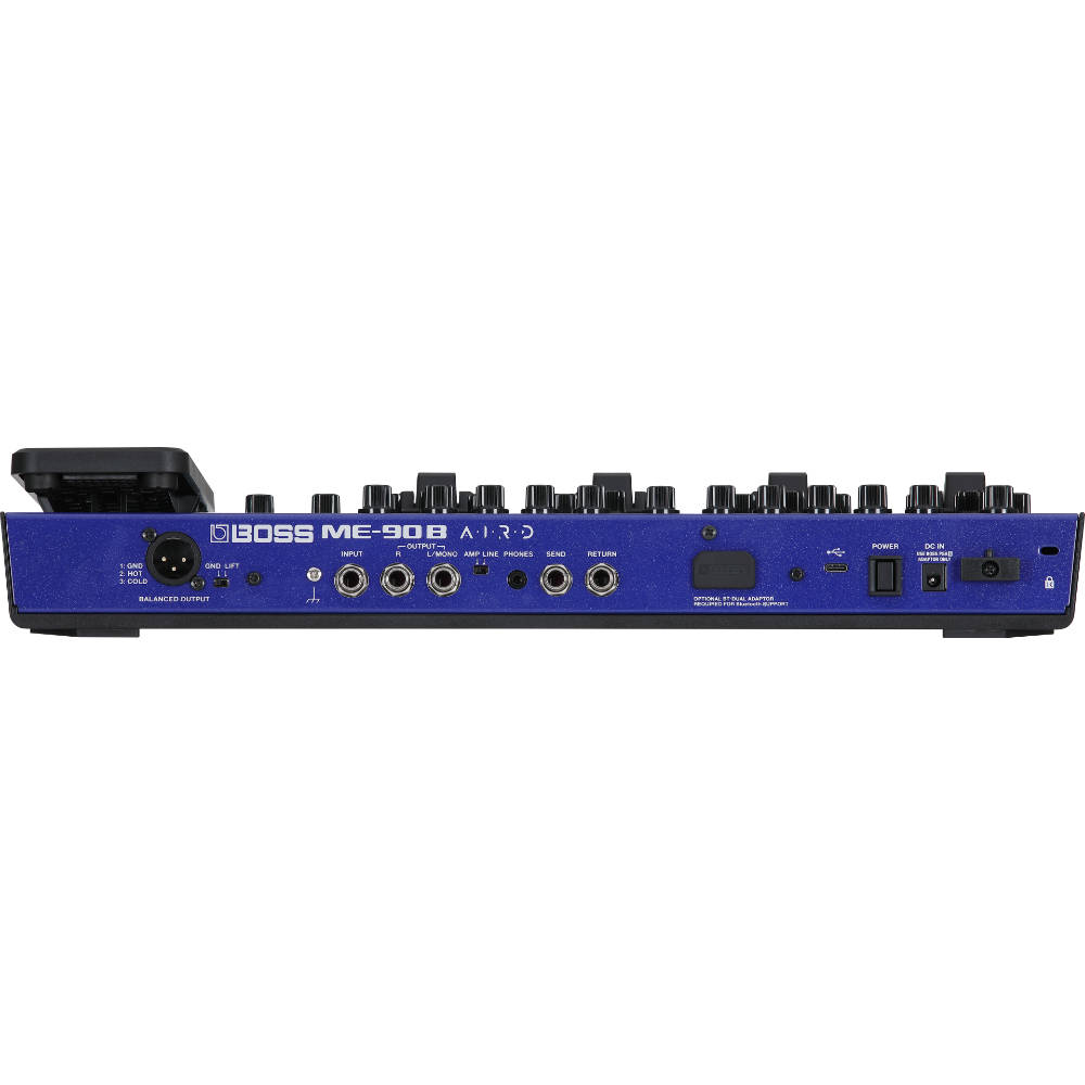 ベースエフェクター マルチエフェクター BOSS ME-90B BASS MULTIPLE EFFECTS 10種類のプリアンプ 61種類のエフェクト ベース プリアンプ DI リアパネル