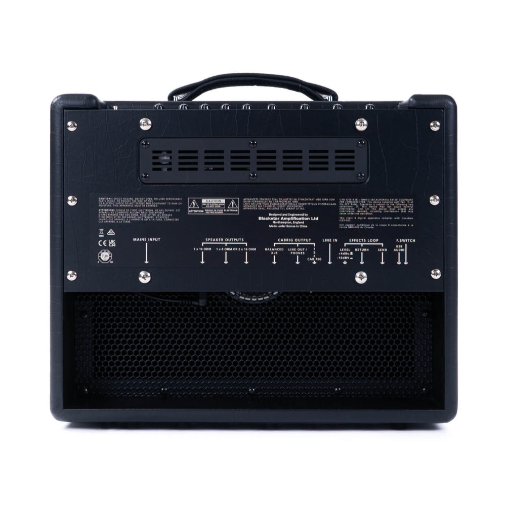 ギターアンプ コンボ 小型 真空管アンプ BLACKSTAR HT-5R MK3 COMBO R 5W チューブアンプ 5ワット フルチューブ リバーブ搭載 ブラックスター リア画像