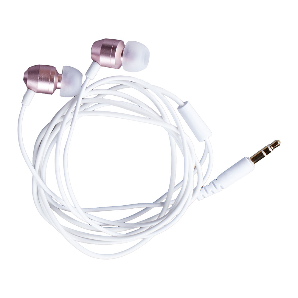 Hi-Unit ハイユニット HSE-A1000PNK P アルペックス 有線ピヤホン 1 ピンク イヤホン 全体像
