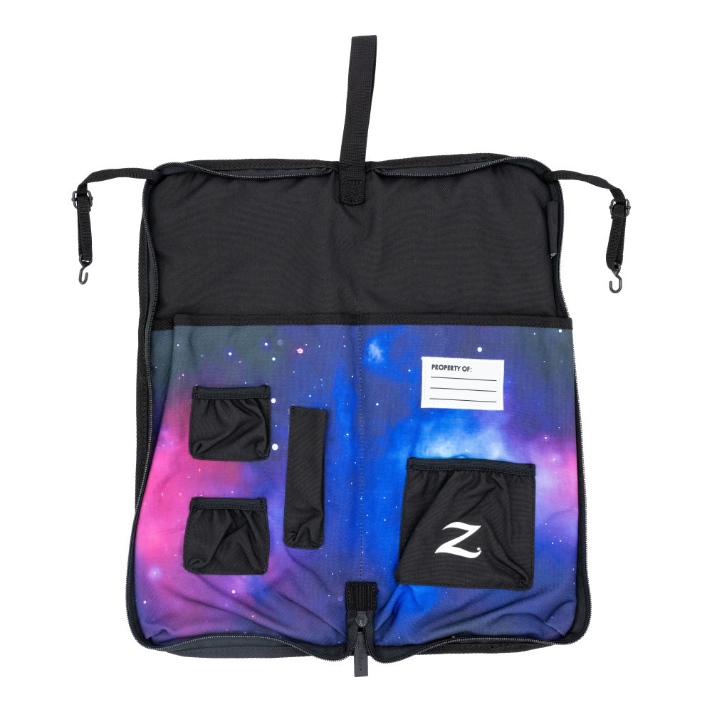 ZILDJIAN ジルジャン ZXSB00302 Student Bags Collection Stick Bag スティックバッグ スティックケース パープルギャラクシー 内装画像