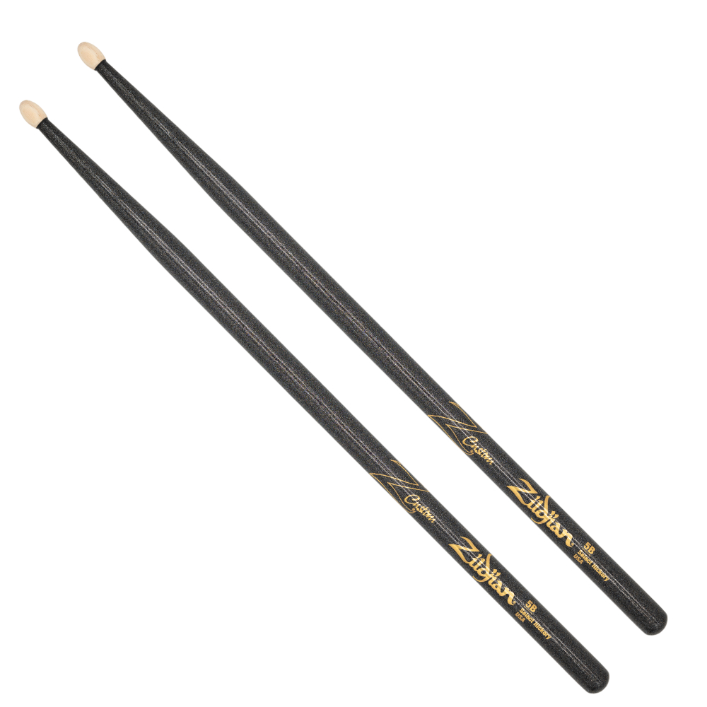 ZILDJIAN ジルジャン Z カスタム 5B Chroma Black ウッドチップ ドラムスティック