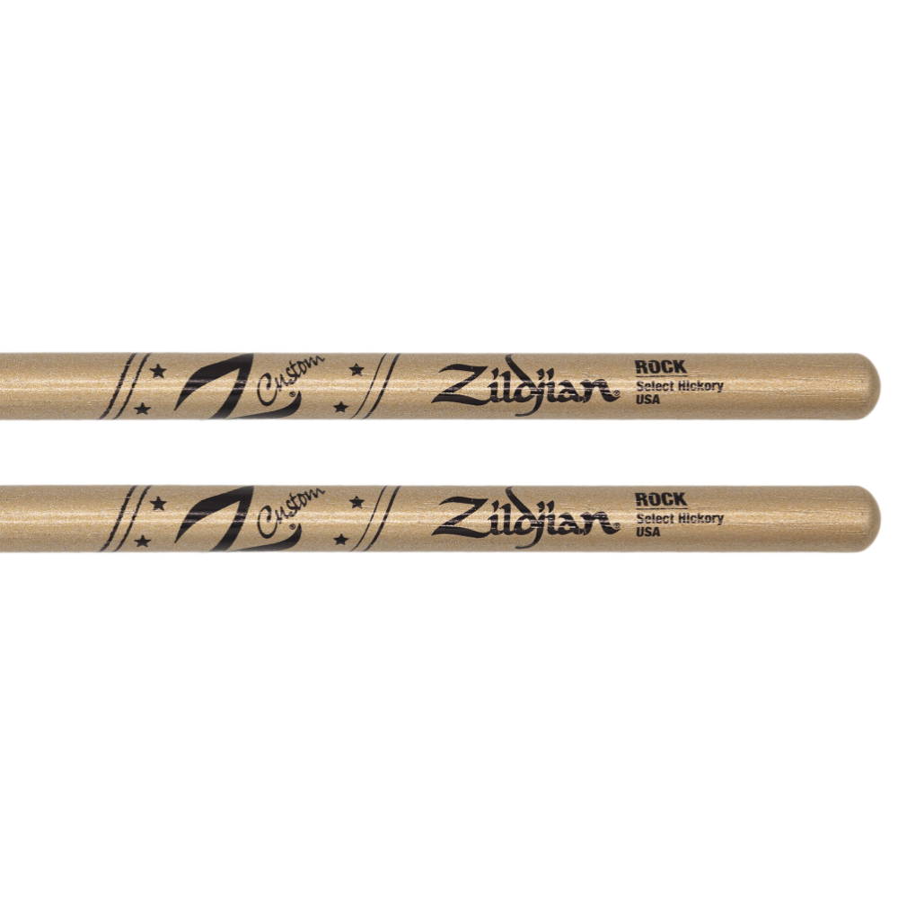 ZILDJIAN ジルジャン Z カスタム Rock Chroma Gold ウッドチップ ドラムスティック デザイン詳細