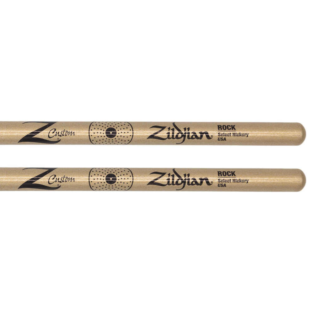 ZILDJIAN ジルジャン Z カスタム Rock Chroma Gold ナイロンチップ ドラムスティック デザイン詳細