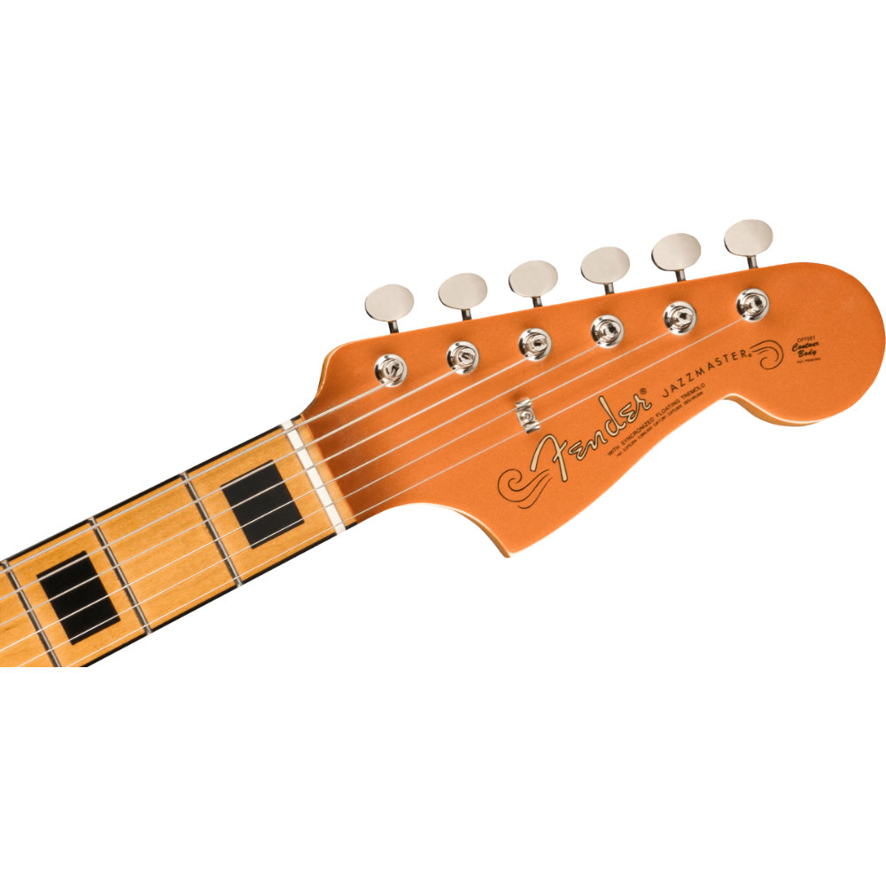 Fender フェンダー Troy Van Leeuwen Jazzmaster Bound Maple Fingerboard Copper Age エレキギター ジャズマスター ヘッド