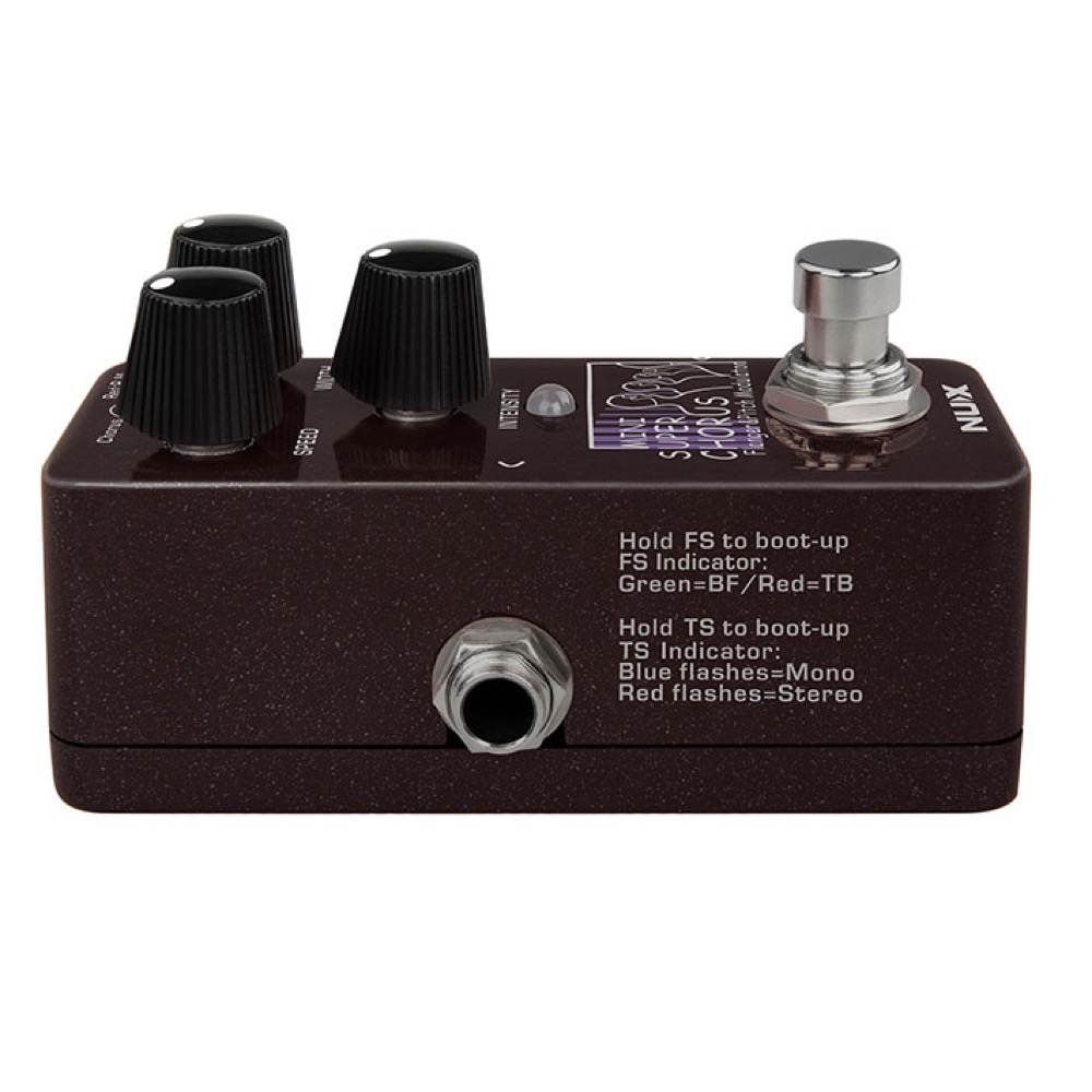 NUX ニューエックス NCH-5 Mini SCF モジュレーション ギターエフェクター 左側面
