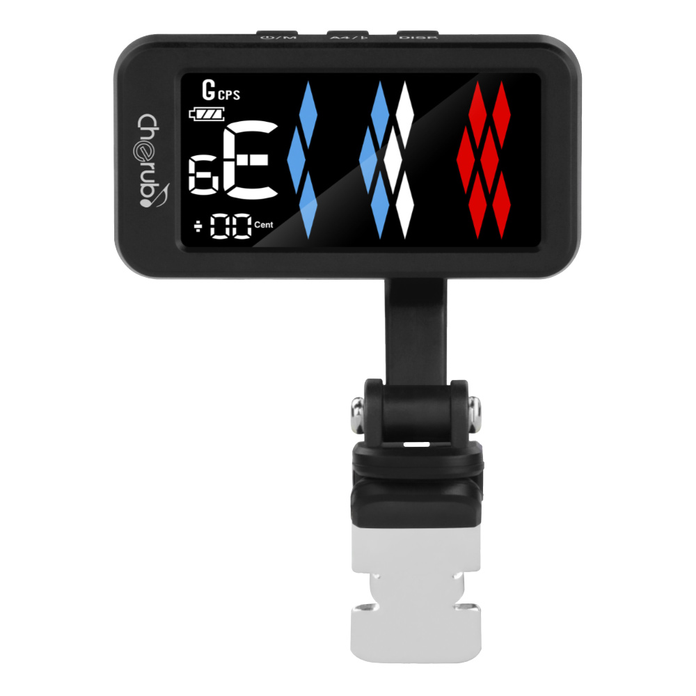 Cherub チェラブ WST-905Li Flow Tune Clip 充電式リチウムバッテリー内蔵 クリップチューナー フロント画像