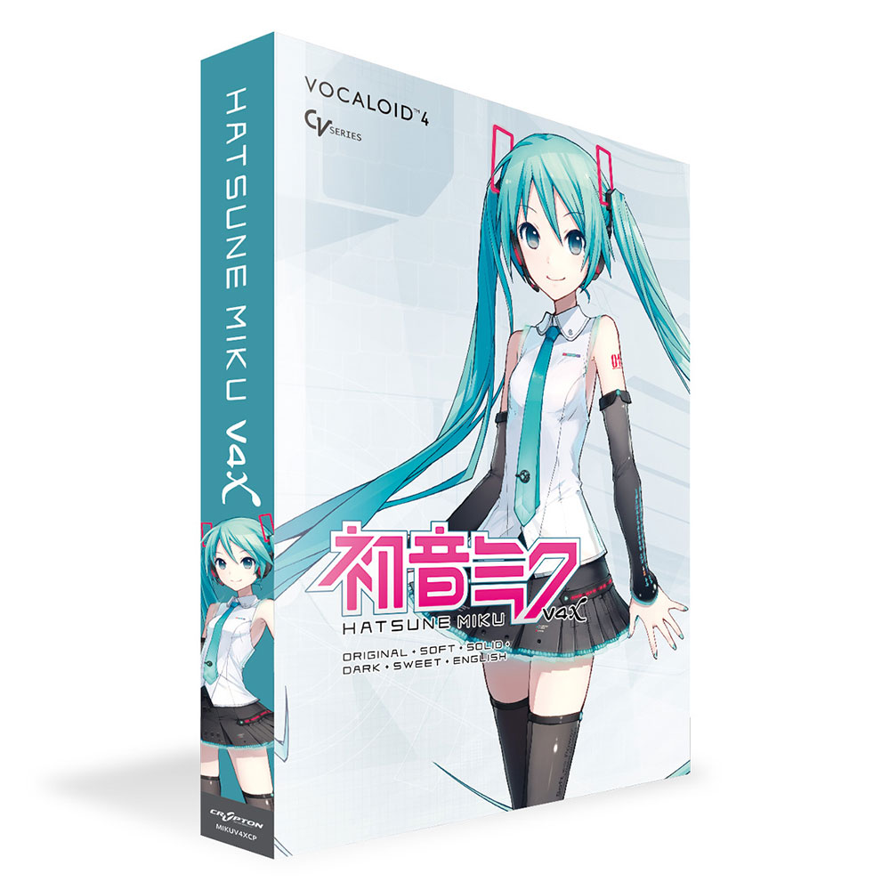 CRYPTON クリプトン 初音ミク V4X (incl. English) ボーカロイド パッケージ版 MIKUV4XCP