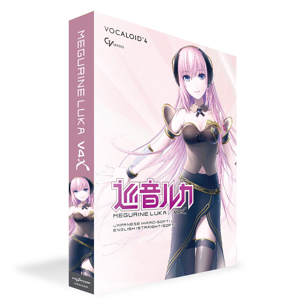 CRYPTON クリプトン 巡音ルカ V4X ボーカロイド パッケージ版 LUKAV4XCP