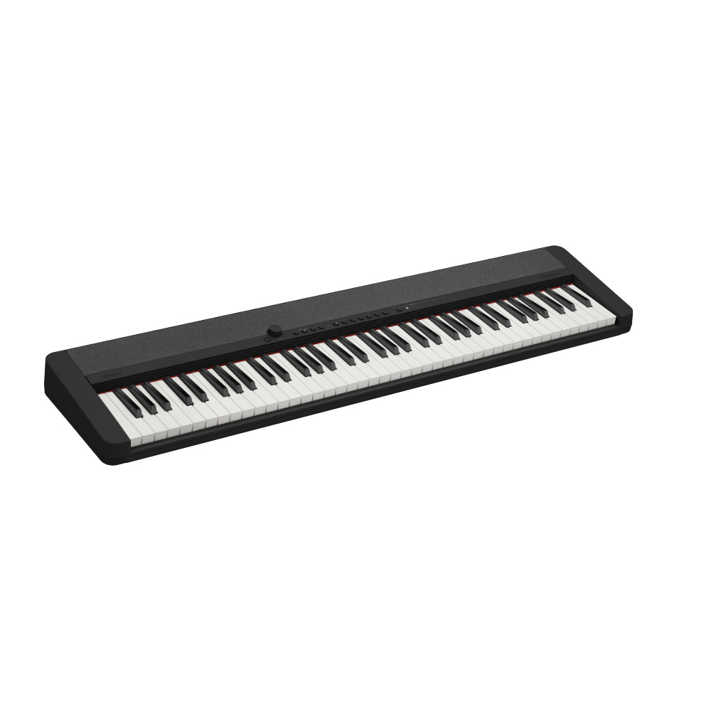 CASIO カシオ CT-S1-76 BK Casiotone 76鍵盤 電子キーボード アングル画像