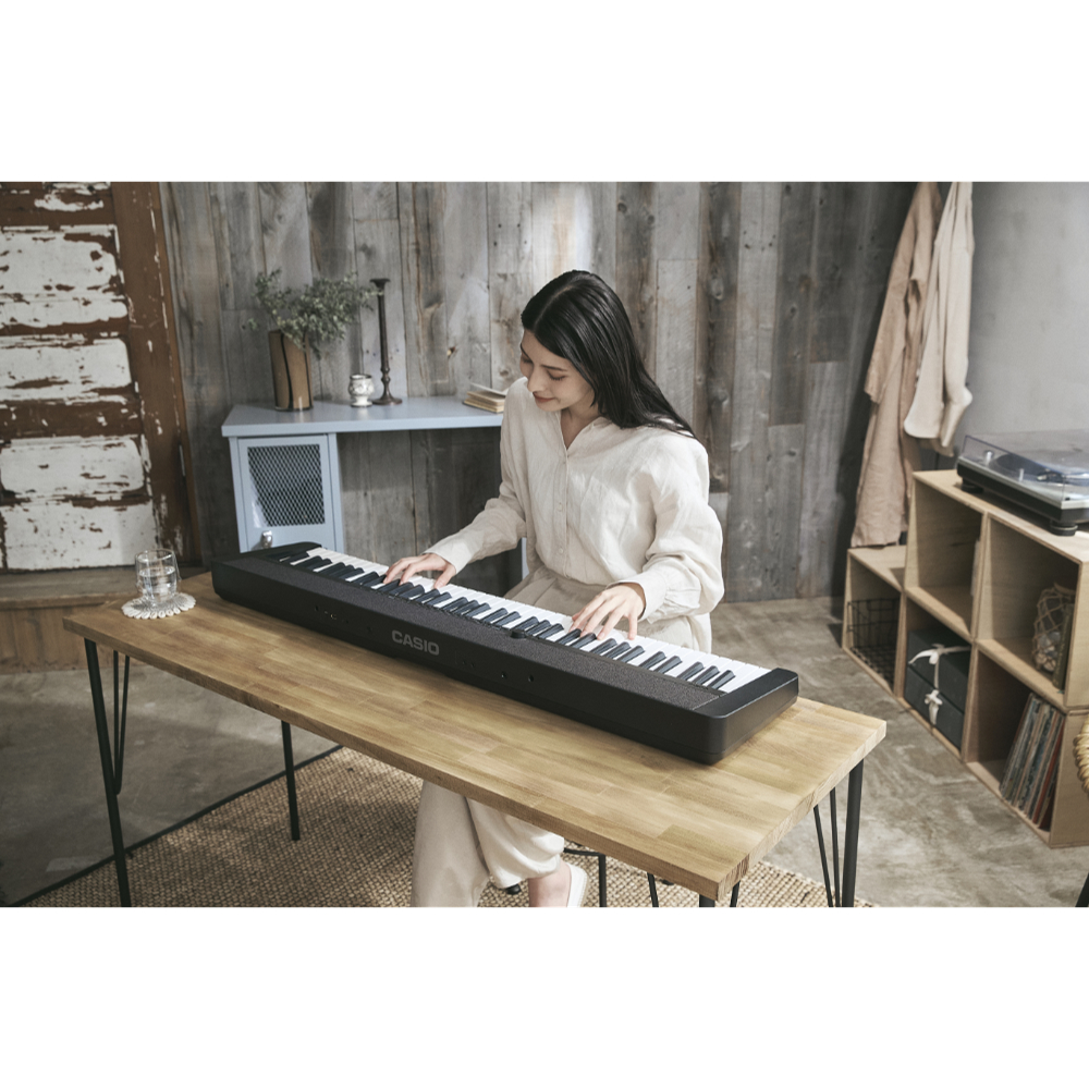 CASIO カシオ CT-S1-76 BK Casiotone 76鍵盤 電子キーボード イメージ画像