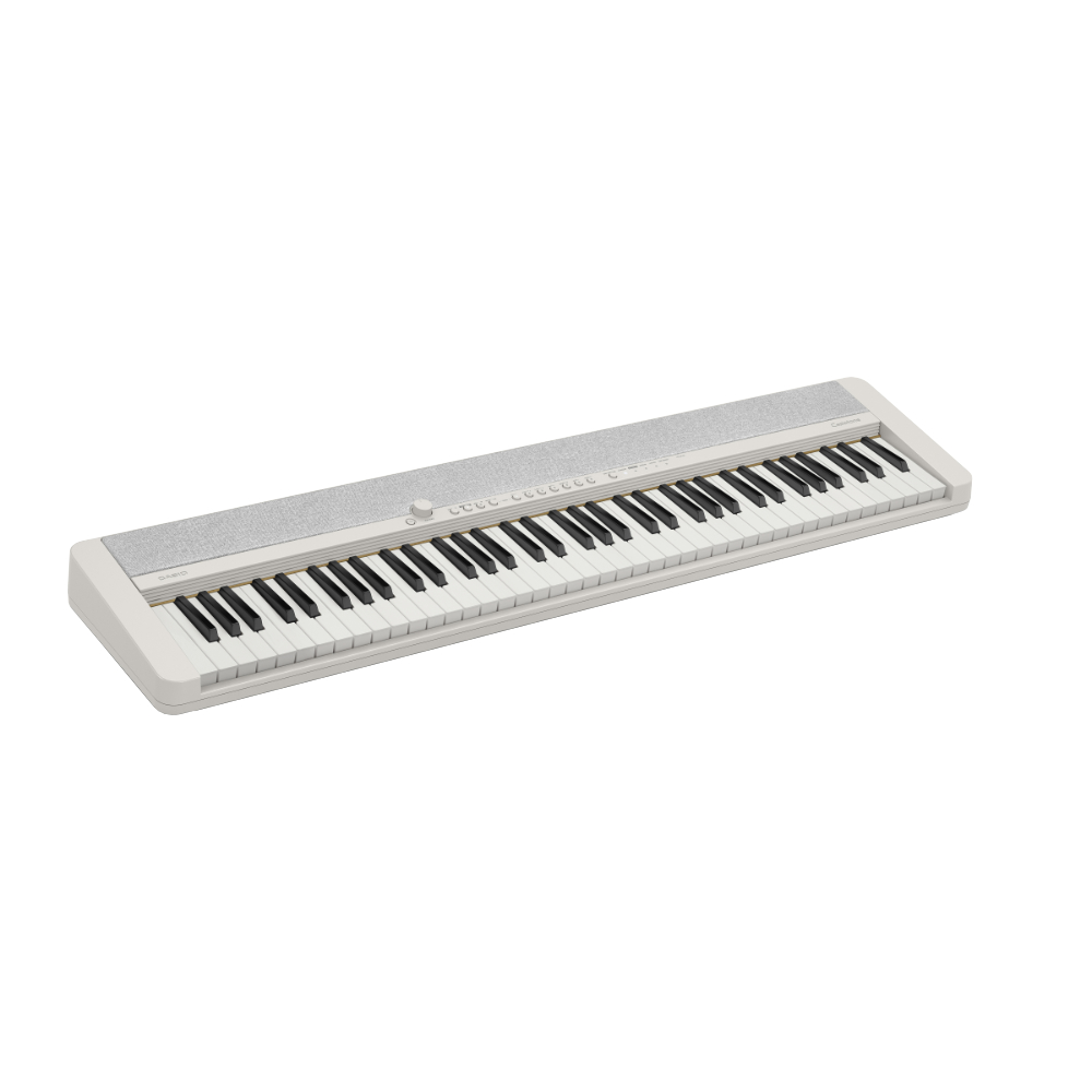 CASIO カシオ CT-S1-76 WE Casiotone 76鍵盤 電子キーボード アングル画像