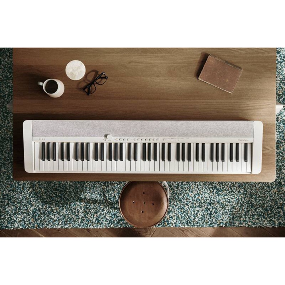 CASIO カシオ CT-S1-76 WE Casiotone 76鍵盤 電子キーボード イメージ画像