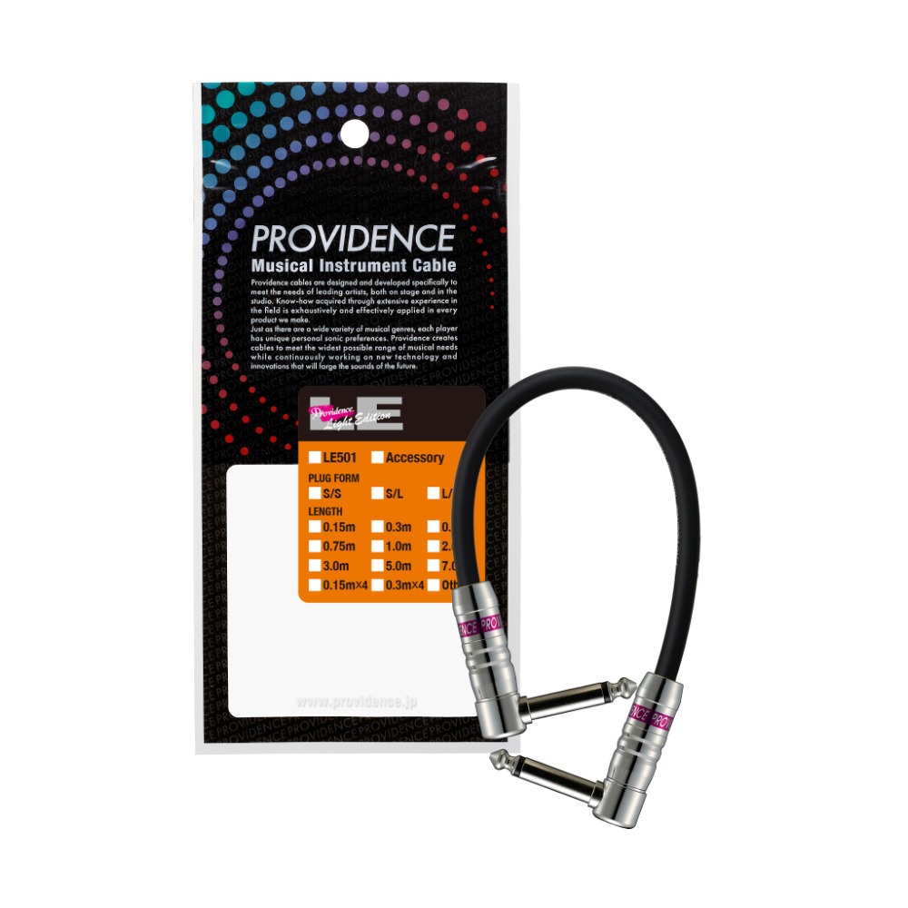 Providence プロビデンス LE501 0.75m LL BK EF パッチケーブル ブラック