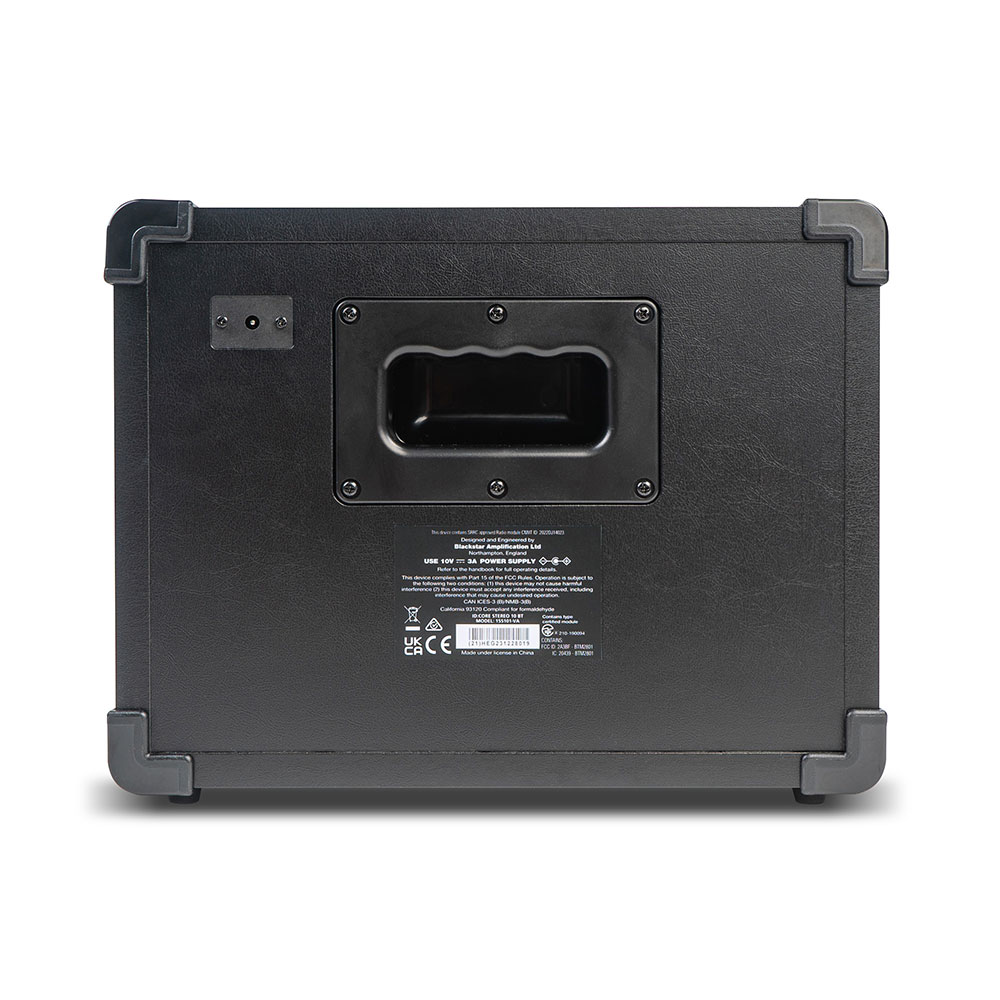 小型ギターアンプ Bluetooth搭載 BLACKSTAR ID:CORE V4 Stereo 10 Bluetooth コンボアンプ ブラックスター 背面